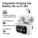 Smart Headphones with LCD Touch Screen Charging Box - Image 4