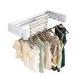 Adjustable Wall Mounted Clothes Hanger - صورة 6