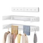 Adjustable Wall Mounted Clothes Hanger - صورة 8