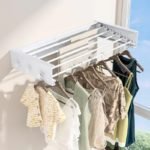 Adjustable Wall Mounted Clothes Hanger - صورة 9