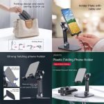 Phone Tablet Folding Desk Holder - صورة 4