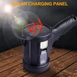 High Power LED Flashlight Solar Panel - Image 6