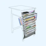 Students Classroom Desk Hanging Books - Image 11