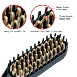 Straightener Comb Brush Beard - صورة 4