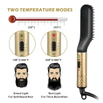 Straightener Comb Brush Beard - صورة 2