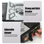 Portable Double Burner Gas Stove - صورة 6