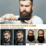 Straightener Comb Brush Beard - صورة 11