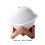 LED Light 3D Moon Air Humidifier - صورة 6