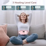 Heating belt for menstrual pain relief for abdomen and back - صورة 9