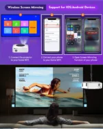 Portable Mini WiFi SMART Projector - Image 6
