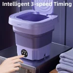 Mini Automatic Traveler Folding Washing Machine - صورة 5