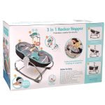 Baby Bouncer & Swing Snooze 3 in 1 Grey - صورة 3