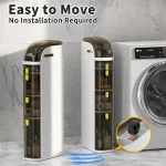 Slim Bathroom Storage Cabinet - Image 4