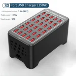 USB Charger 30 Ports HUB 150W - صورة 2