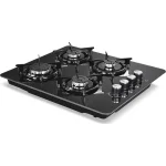 Glass Panel Four burner Gas Stove - صورة 3