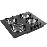 Glass Panel Four burner Gas Stove - صورة 2