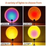 LED Night Light Sunset Sunlight Projection - صورة 4