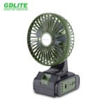 Solar Rechargeable Power Electric Fan - Image 5