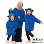 Animal-Themed Hoodie Blanket for Kids - صورة 2