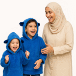 Animal-Themed Hoodie Blanket for Kids - صورة 3