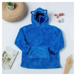 Animal-Themed Hoodie Blanket for Kids - صورة 11