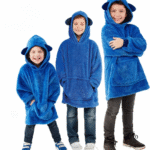 Animal-Themed Hoodie Blanket for Kids - صورة 5