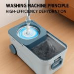 Microfiber Flat Mop Bucket Set - صورة 6