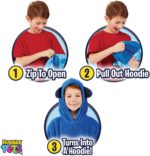 Animal-Themed Hoodie Blanket for Kids - صورة 9