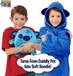 Animal-Themed Hoodie Blanket for Kids - صورة 10