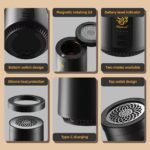 MINI PORTABLE ELECTRIC BURNER BAKHOOR - صورة 3