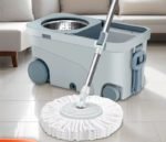 Microfiber Flat Mop Bucket Set - صورة 2