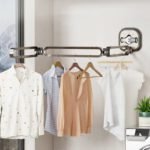 Space-Saving Suction Cup Clothes Drying Hanger