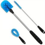 Stainless Steel Bottle Brush Set for Effortless Cleaning - صورة 3