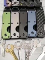 Compact Aluminum Keychain Holder: Sleek & Durable Design - صورة 11