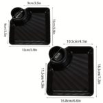 4-Piece French Fry & Dipping Plate Set for Snacks - صورة 6