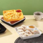 4-Piece French Fry & Dipping Plate Set for Snacks - صورة 10