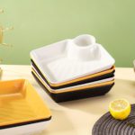 4-Piece French Fry & Dipping Plate Set for Snacks - صورة 8