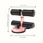 Portable Dual Suction Sit-Up Bar for Core Workouts - Image 2