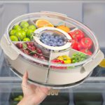 360° Rotating Snack Organizer for Picnics & Parties - Image 3