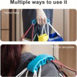 Ergonomic Blue Grocery Bag Carrier with Cushioned Grip - صورة 10