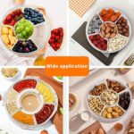 360° Rotating Snack Organizer for Picnics & Parties - Image 9