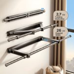 Foldable No-Trace Wall Rack: Expand Drying Space - Image 2