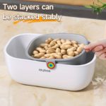 Two-Tier Modern Snack Bowl & Drying Basket - صورة 7