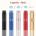 Compact Aluminum Travel Perfume Atomizer Set10ml