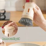 Heavy Duty Kitchen Brush with Soap Dispenser - Image 10