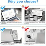 Magnetic Phone Holder for Laptop Multitasking - صورة 5