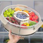 360° Rotating Snack Organizer for Picnics & Parties