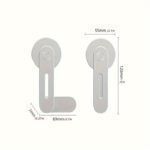 Magnetic Phone Holder for Laptop Multitasking - صورة 2