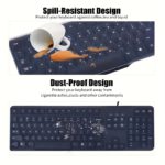 Transparent Silicone Keyboard Cover 2-Pack: Dust & Water Protection - صورة 6
