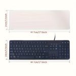 Transparent Silicone Keyboard Cover 2-Pack: Dust & Water Protection - صورة 2